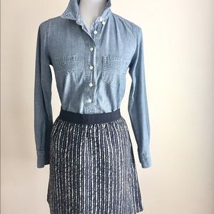 Loft skirt | navy blue pattern | Sz 14